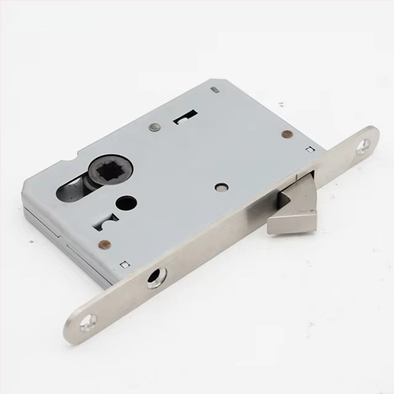 304 nerūdijančio plieno užrakinimo korpusas, modelis 50SD, su vienu kabliu, tinka medinėms ir slankiosioms durims