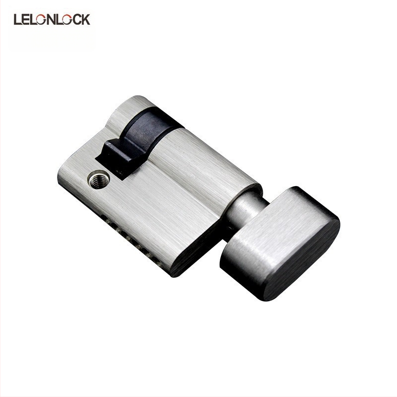 Vario užrakinimo cilindras, kriaušės formos, modelis RCR-08, paviršiaus apdaila: smėlio nikelis ir šviesus chromas, funkcija: sukimas