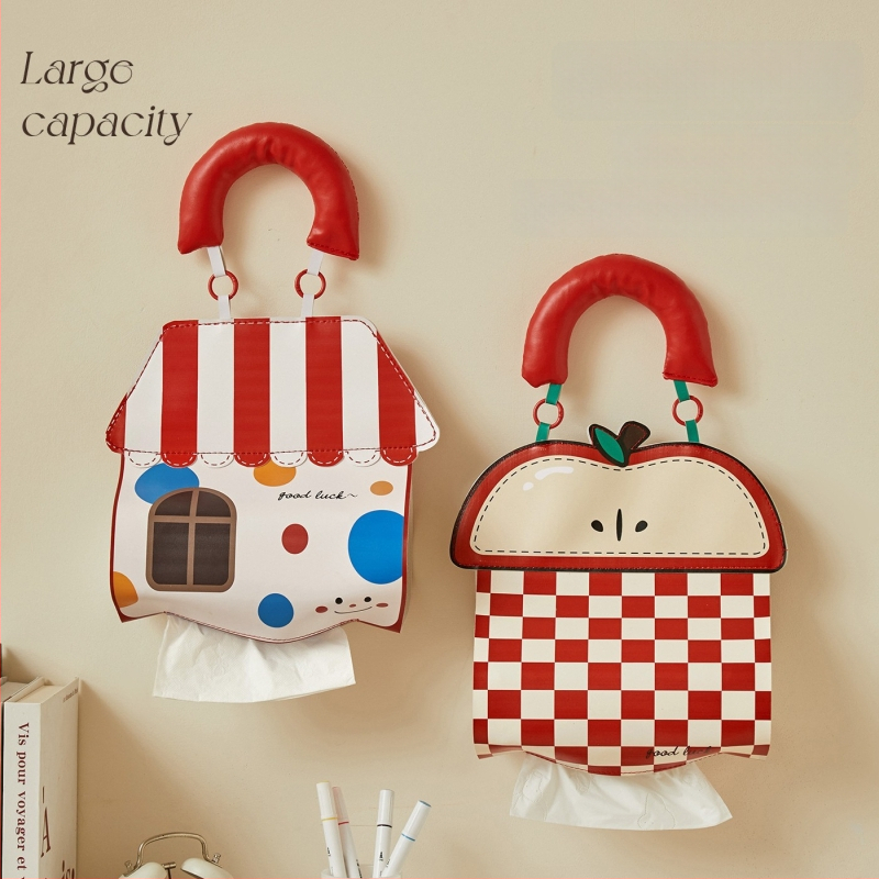 Nahast seinale kinnitatav salvrätikute kasti, veekindel, mudel Yx25911, mitmekülgne salvrätikute hoidik, uus hiina stiil