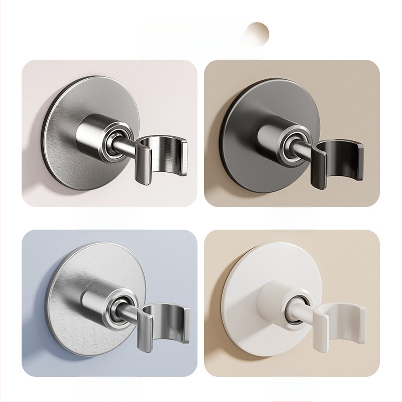 Duši peas hoidik käsidušile, roostevabast terasest, puurimiseta paigaldus, mudel Hand spray bracket, 1.6 MPa