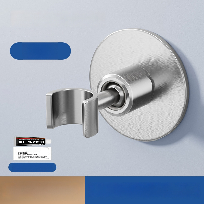 Duši peas hoidik käsidušile, roostevabast terasest, puurimiseta paigaldus, mudel Hand spray bracket, 1.6 MPa