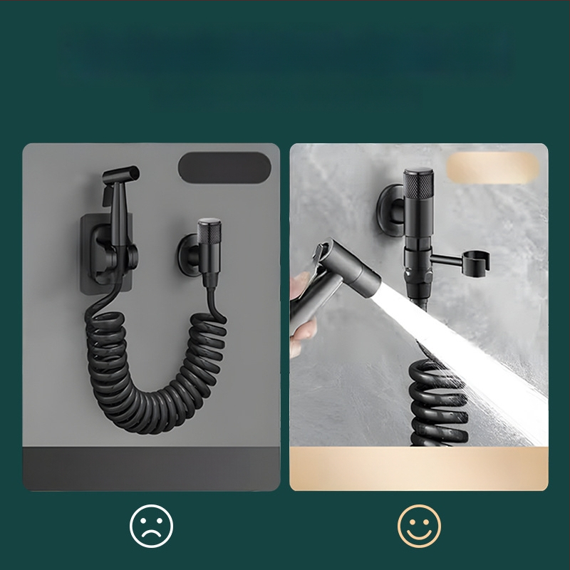 Toaleti bideti pihusti pöörlev kinnitus — puurimata paigaldus, rafineeritud vasest, ühilduv nurkvõtmega, kaubamärk Boonen/Borne