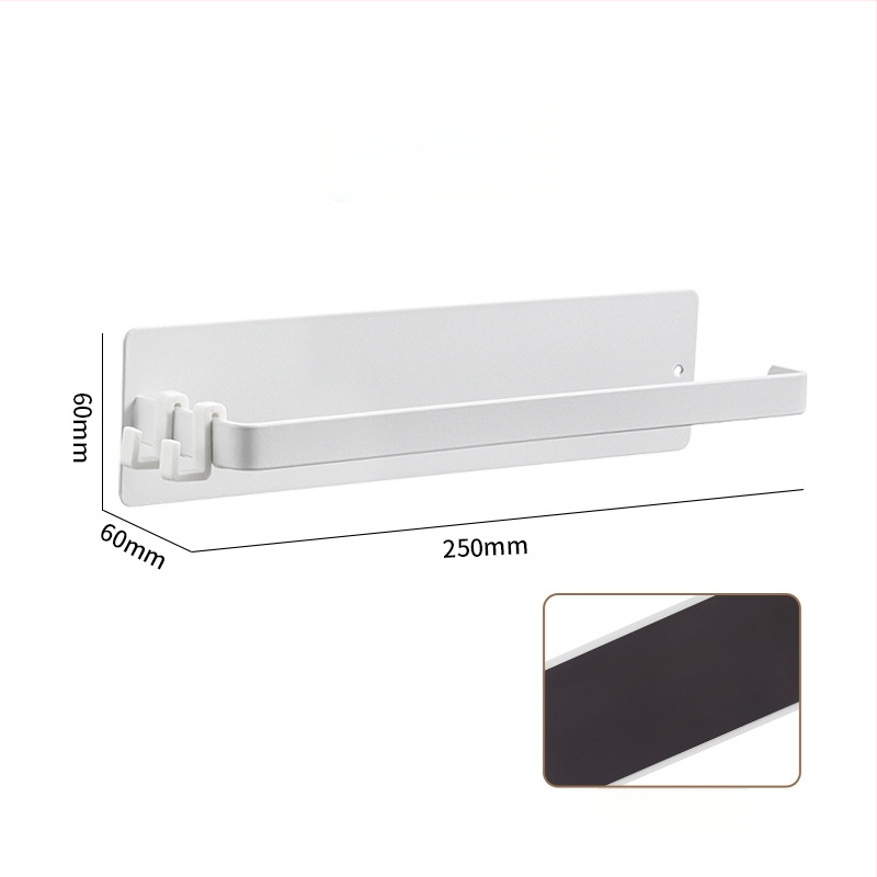 Oyite Ovaalne köögipaberi rulli hoidik magnetlintiga, ilma puurimiseta, roostevabast terasest, matt viimistlus, jaapani stiil