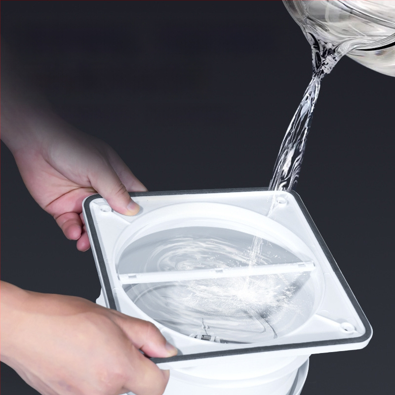 Vienvirziena vārsts virtuves izplūdei un vannas istabai, plastmasas, mūsdienīgs minimālisma dizains