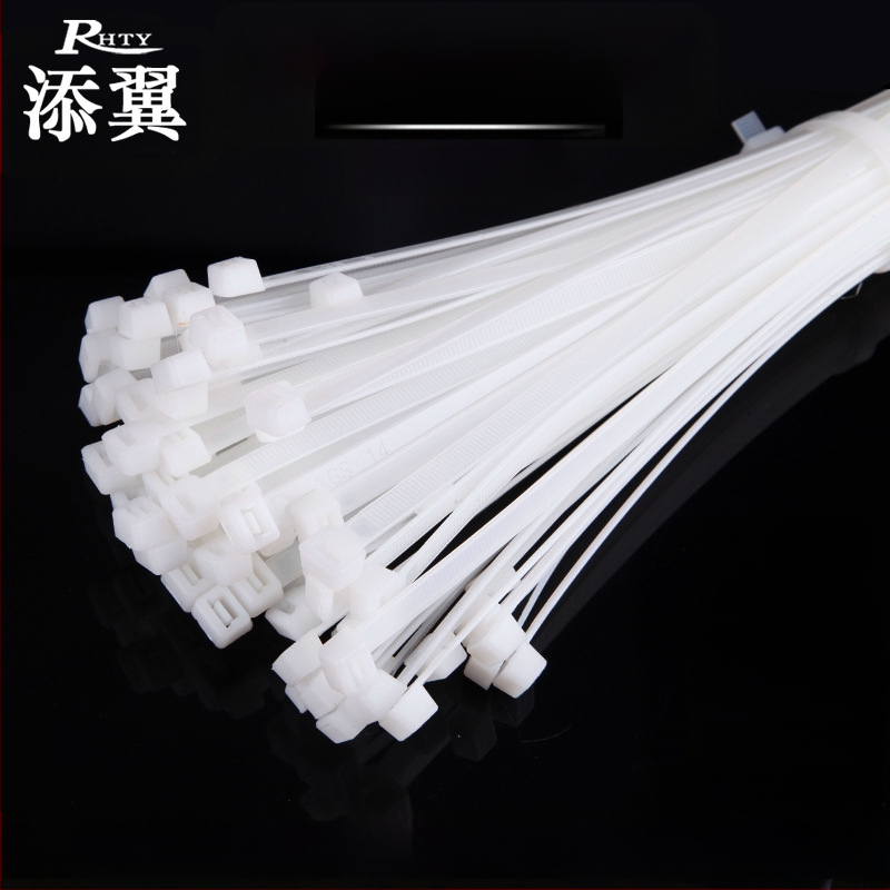 Savarankiškai užrakinančios nailono kabelinės dirželiai, diapazonas 3-80 mm, tempiamumas apie 15 kg, medžiaga: ekologiškas nailonas