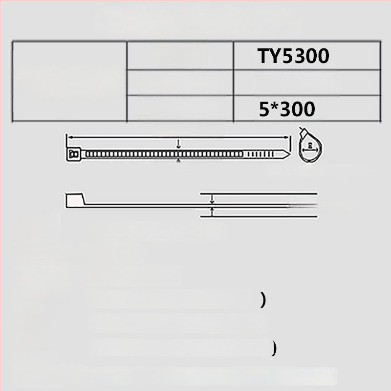 Savarankiškai užrakinančios nailono kabelinės dirželiai, diapazonas 3-80 mm, tempiamumas apie 15 kg, medžiaga: ekologiškas nailonas