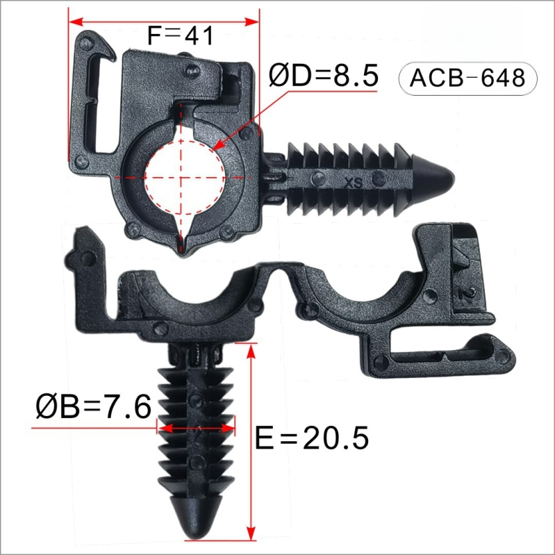 Automaatse auto mootori juhtmete klips – õli ja veetorude jaoks, juhtmete hoidik, Changxing Yao
