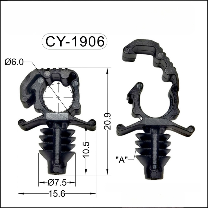 Automaatse auto mootori juhtmete klips – õli ja veetorude jaoks, juhtmete hoidik, Changxing Yao