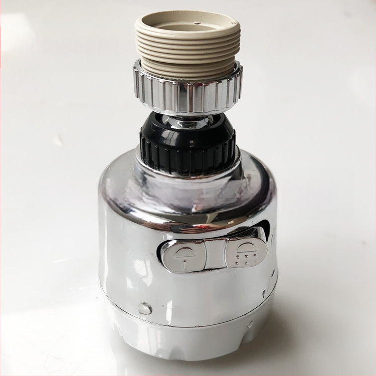 Virtuvės čiaupas su putojančia antgaliu, ABS medžiaga, srieginis jungtis, elektroplatinimas, dviejų pakopų reguliavimas, putojimo ir lietaus funkcija