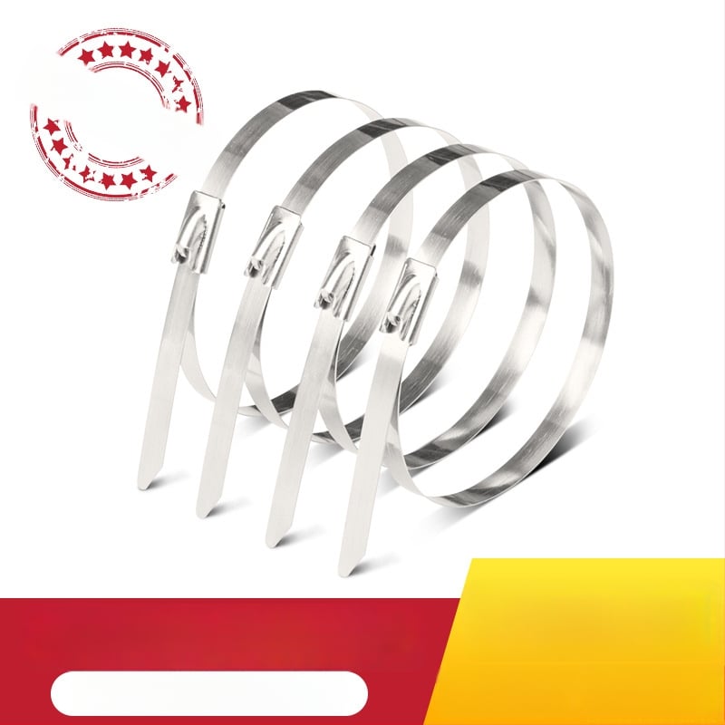 Iseseisval lukustuv kaabelside 304 roostevabast terasest, kaablite fikseerimiseks, paksus 0.25-0.3, tulekaitseklass AAA