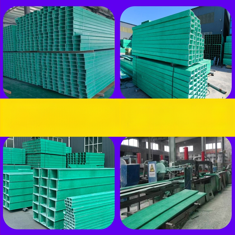 Kabelių kanalas iš stiklo pluošto, laiptinės tipo, ugniai atsparus, didelis spindis, pritaikomas — Fengneng