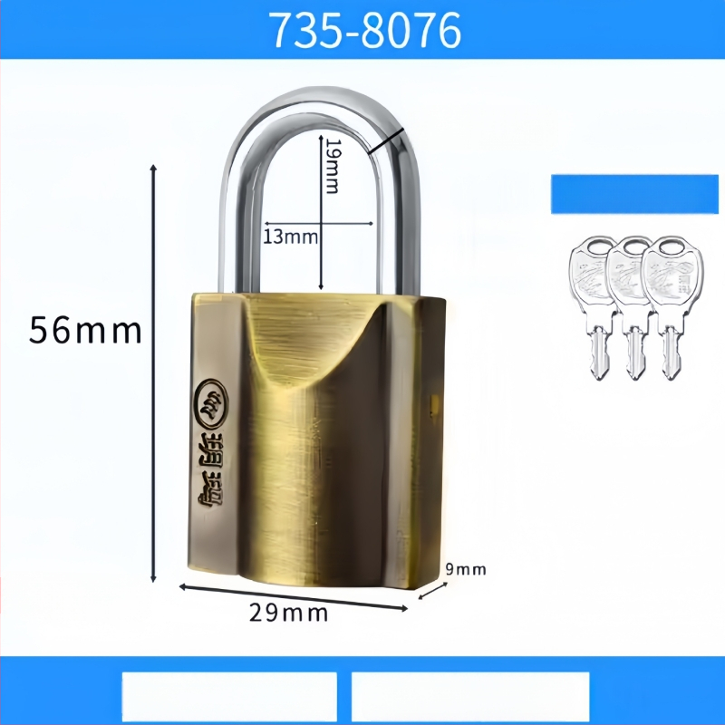 Yuema spintelės spyna – Modelis 8076 – Lydinio plienas