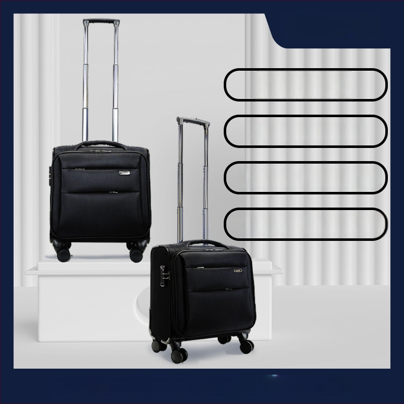 Mini reisikott universaalsete ratastega, Oxford-kangas, veekindel ja vargusvastane, tõmblukk avamine, tavaline paroolilukk