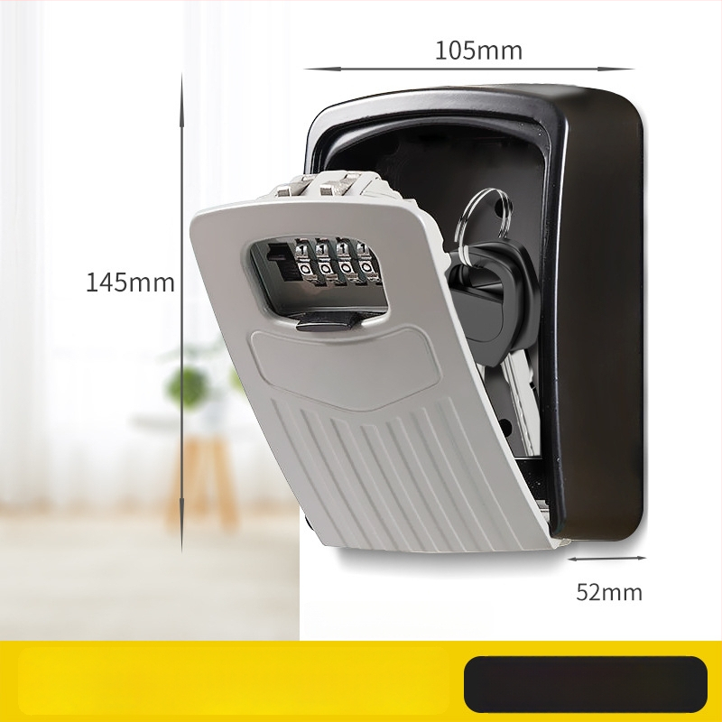 Raktų dėžutė su slaptažodžio užraktu, aliuminio lydinys, G3 juostinis modelis, Cat Eye užraktas, namų ir dekoravimo įmonėms