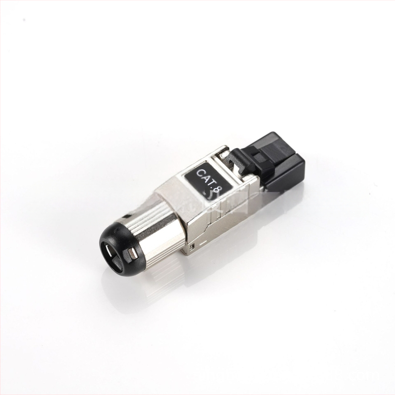 PUDI pramoninė apsaugota RJ45 jungtis Cat6A/Cat7/Cat8 – integruotas kabeliavimas, licenciju privatus ženklinimas