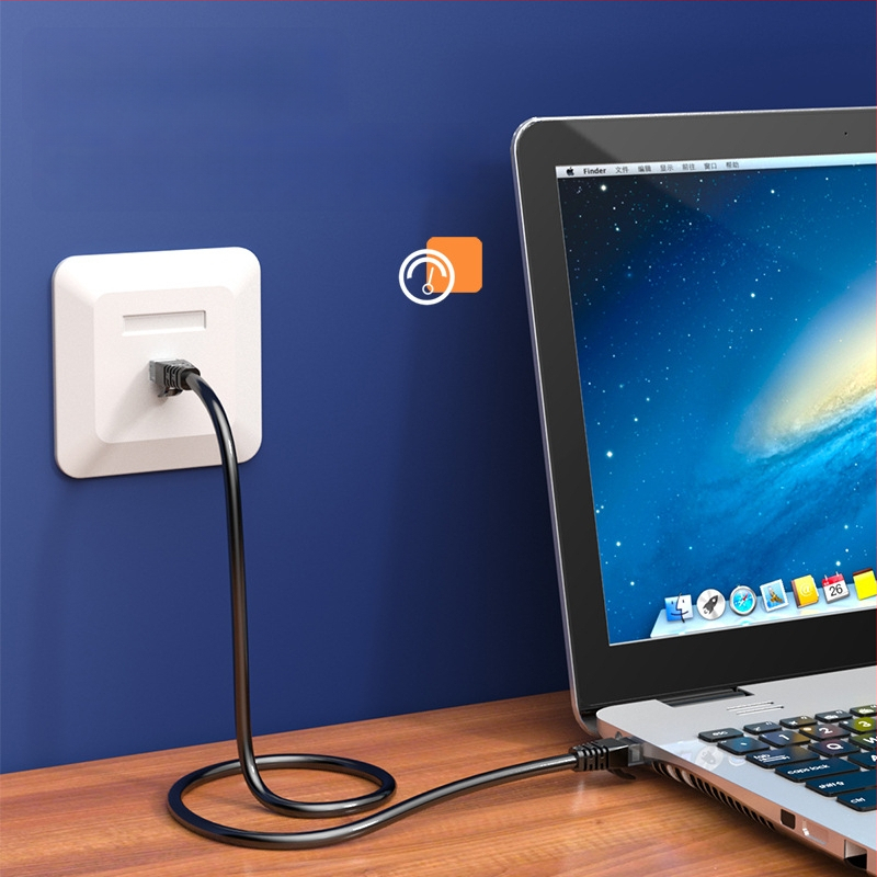 CAT6A Ethernet laidas, Twisted Pair, Crystal Head jungtys, PVC izoliacija, OEM apdirbimas, licenciju privati etiketė