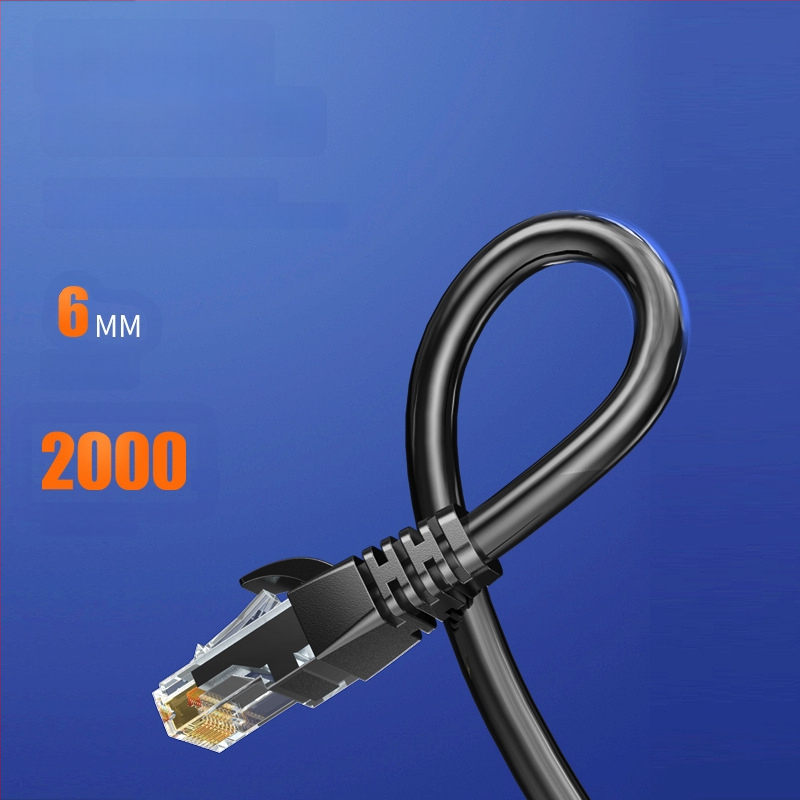 CAT6A Ethernet laidas, Twisted Pair, Crystal Head jungtys, PVC izoliacija, OEM apdirbimas, licenciju privati etiketė