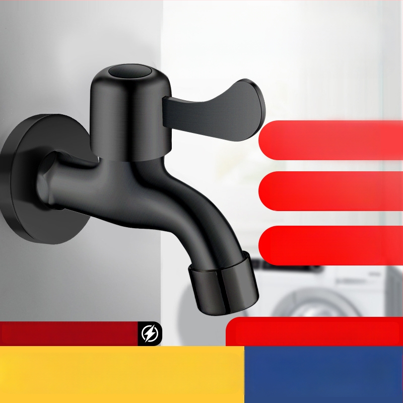 Must pesumasinakaus, 4-punkti ühendus, 304 roostevabast terasest, seinale paigaldus, ainult külm vesi, kiire avamine, keraamiline diskiventil