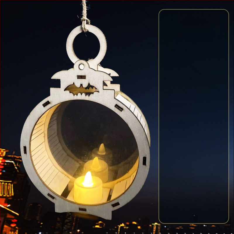 Vaikų Helovyno žibintas - DIY rinkinys, netolygus formos, su atspausdintu logotipu, prekinis ženklas YICAII, karikatūrinis stilius