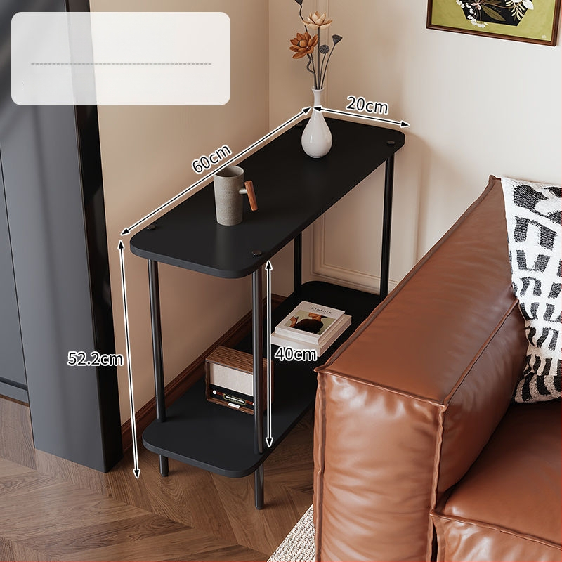 Kavos staliukas su medine rėme ir stikline viršuje, kubo formos, su saugojimo erdve, lengvas prabangos stilius