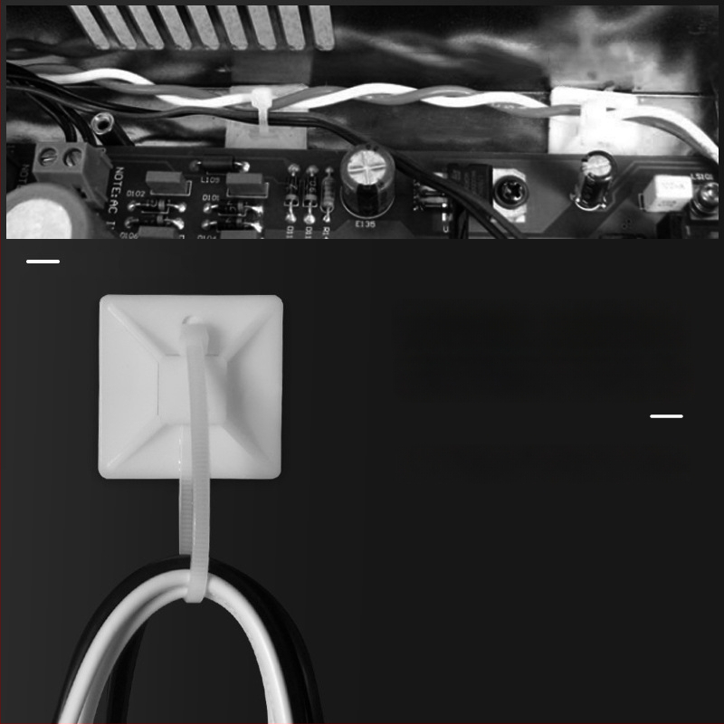 Changhong TM Kinnitatav positsioneerimisplaat kaabli sidemete jaoks, puurimata hoidja, 18-40 vahemik