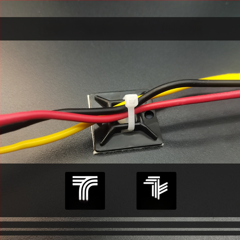 Changhong TM Kinnitatav positsioneerimisplaat kaabli sidemete jaoks, puurimata hoidja, 18-40 vahemik