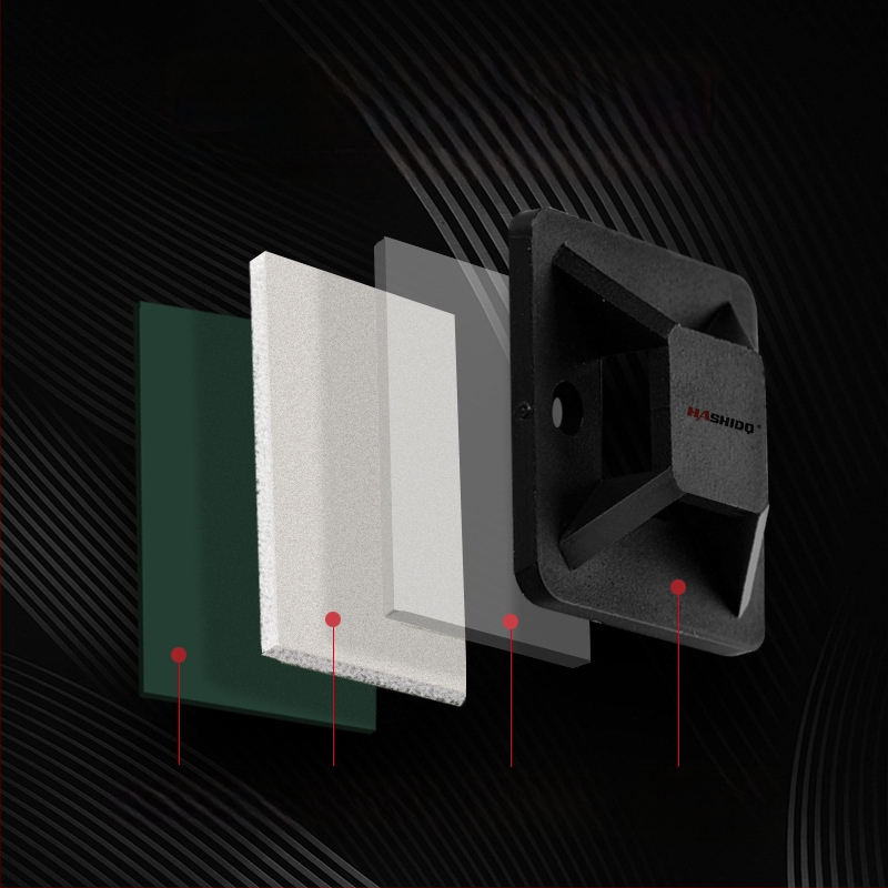 HASHIDQ/Aviation 3M zip-tie hoidja koos plastmassilise vaakumpositsioneerimise osaga, universaalne