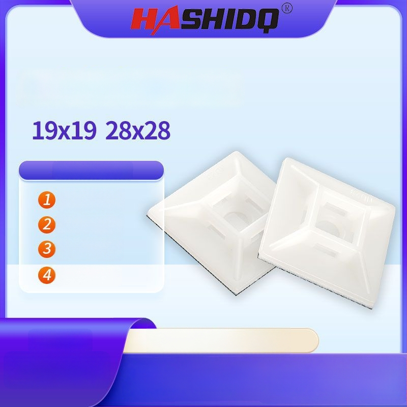 Nailonist kinnitus kaablivööde jaoks, koos kleepuva aluse ja positsioneerimismooduliga vaakumpesaga