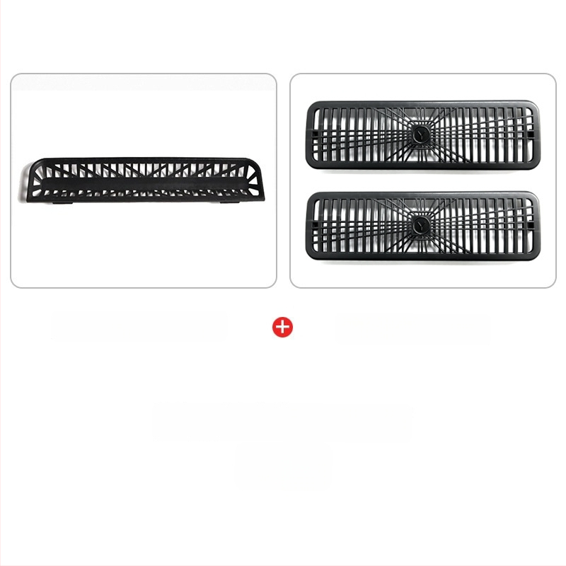 Užpakalinis oro vėdinimo angos dangtelis šešių vietų Tesla Model Y/Model 3/YL – TPE medžiaga, logotipo spausdinimas įmanomas