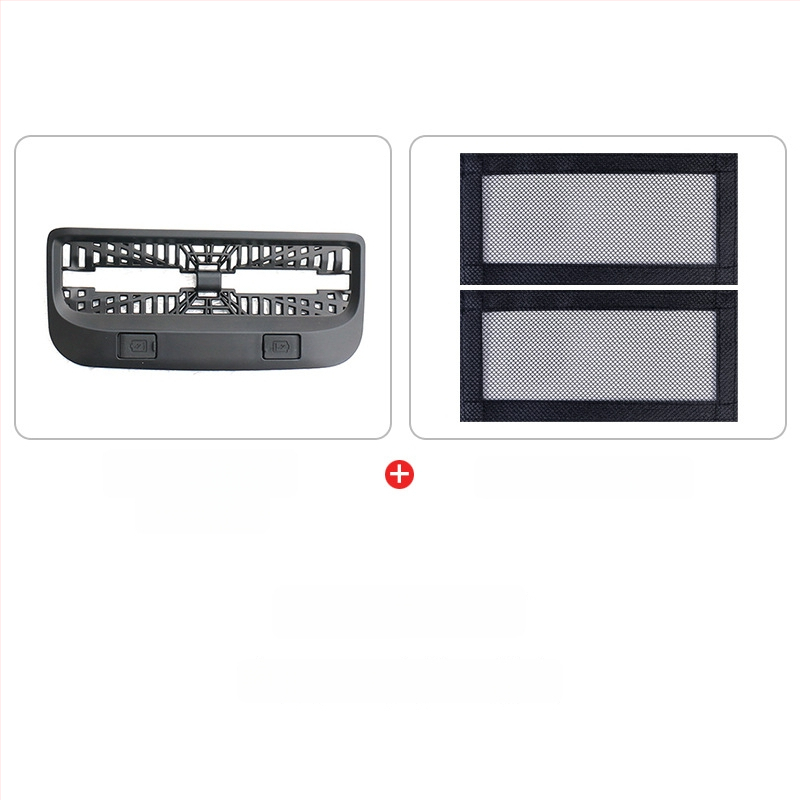 Užpakalinis oro vėdinimo angos dangtelis šešių vietų Tesla Model Y/Model 3/YL – TPE medžiaga, logotipo spausdinimas įmanomas