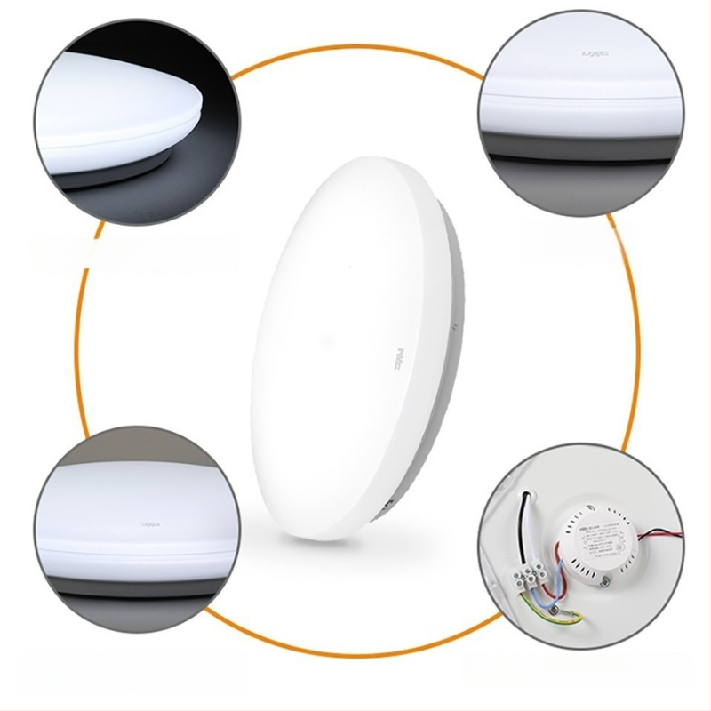 Lubinė LED lempos šviestuvas, apvalus, skirtas koridoriams ir vonios kambariui, modernus minimalistinis dizainas, 220V, 5–10 m² apšvietimo zona