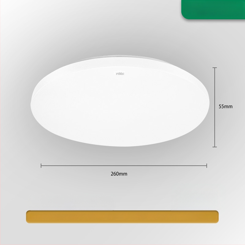 Lubinė LED lempos šviestuvas, apvalus, skirtas koridoriams ir vonios kambariui, modernus minimalistinis dizainas, 220V, 5–10 m² apšvietimo zona