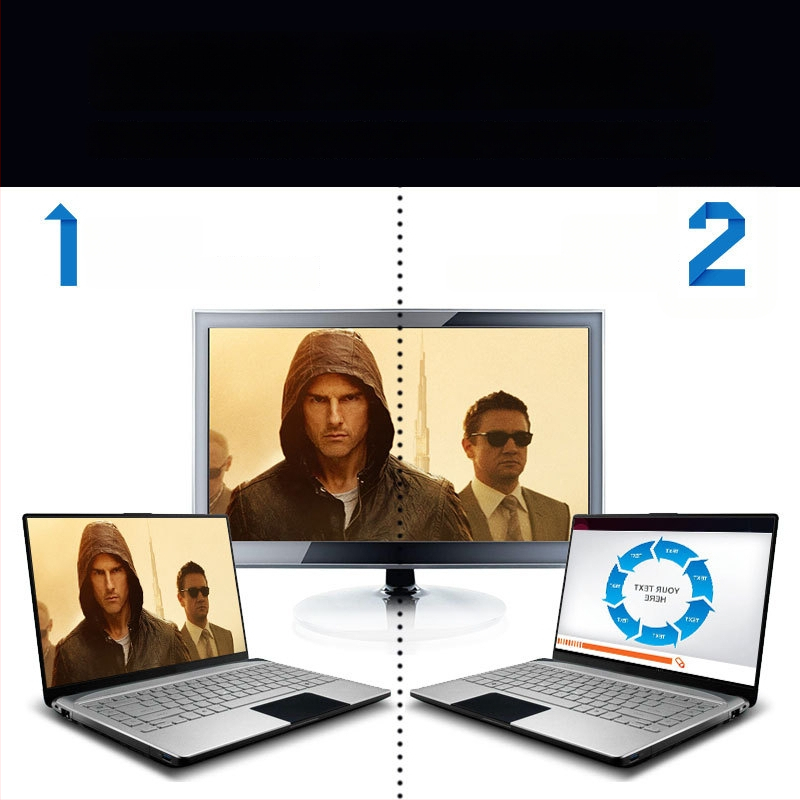 VGA duomenų kabelis 1,5 m TV dėžei ir projektoriui, 1080P HD vaizdo kabelis, VGA 4+5 kištukai