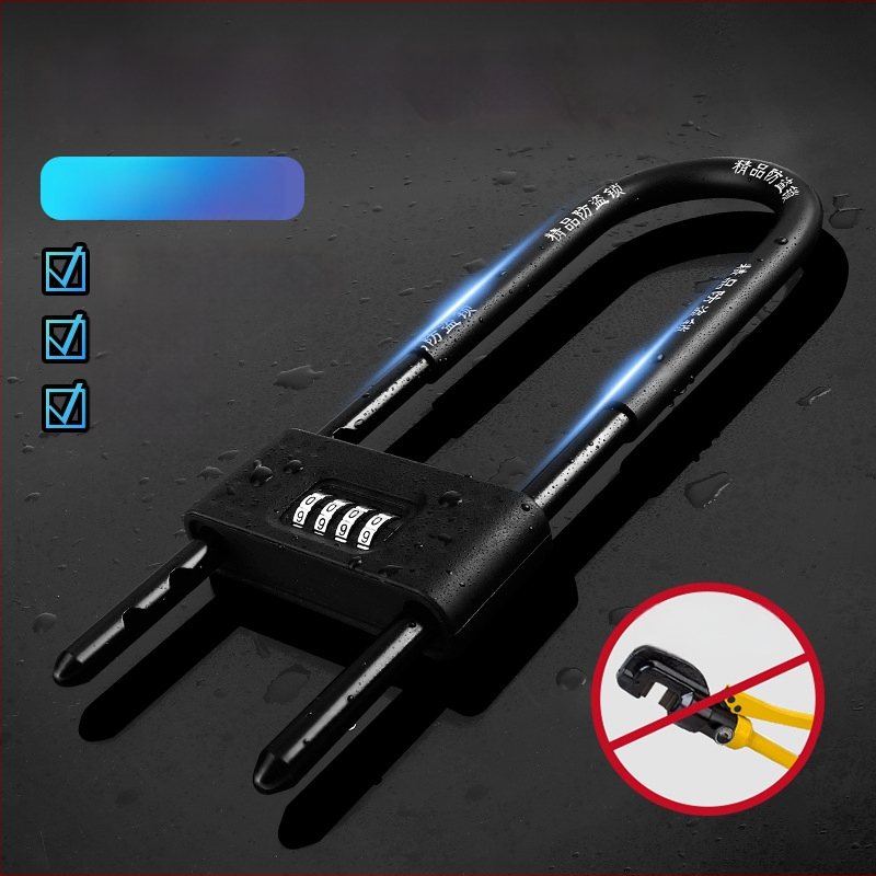 U formos užraktas stiklo durims, parduotuvių durims skirtas slankiojančioms dviejų durų anti-vagystės užraktas, dvigubo atidarymo rinkinys (Modelis: Type C; Medžiaga: ABS korpusas; Ženklas: Zhiwei; Pritaikymas: stiklinės durys, parduotuvių durys, slankioja