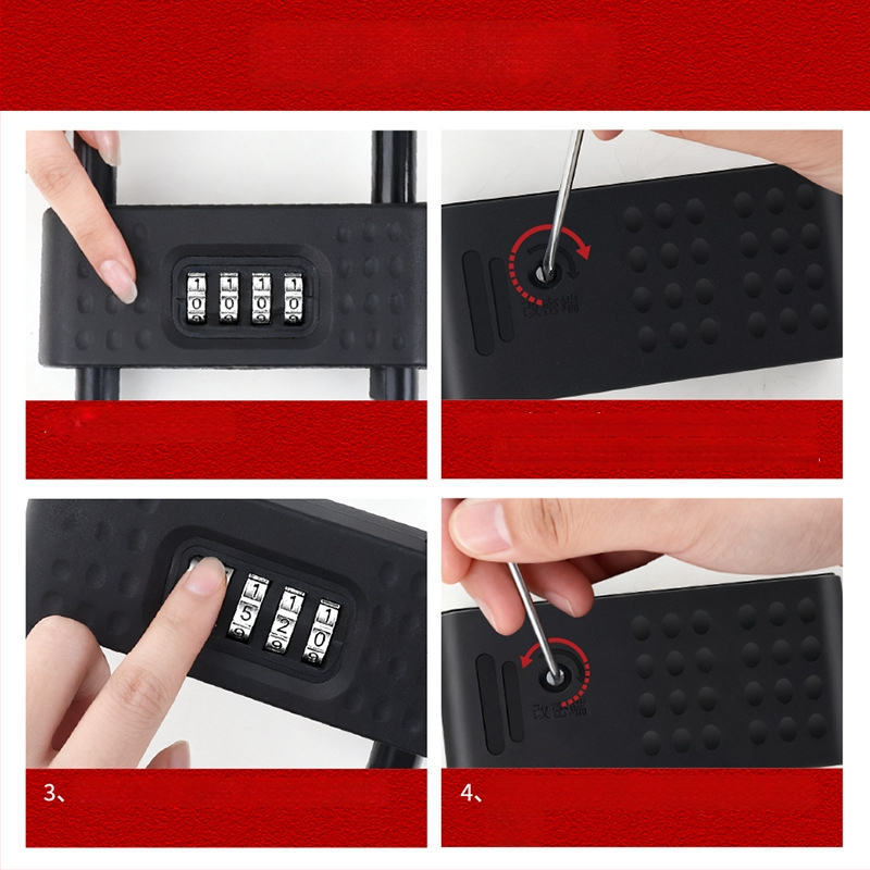 U formos užraktas stiklo durims, parduotuvių durims skirtas slankiojančioms dviejų durų anti-vagystės užraktas, dvigubo atidarymo rinkinys (Modelis: Type C; Medžiaga: ABS korpusas; Ženklas: Zhiwei; Pritaikymas: stiklinės durys, parduotuvių durys, slankioja