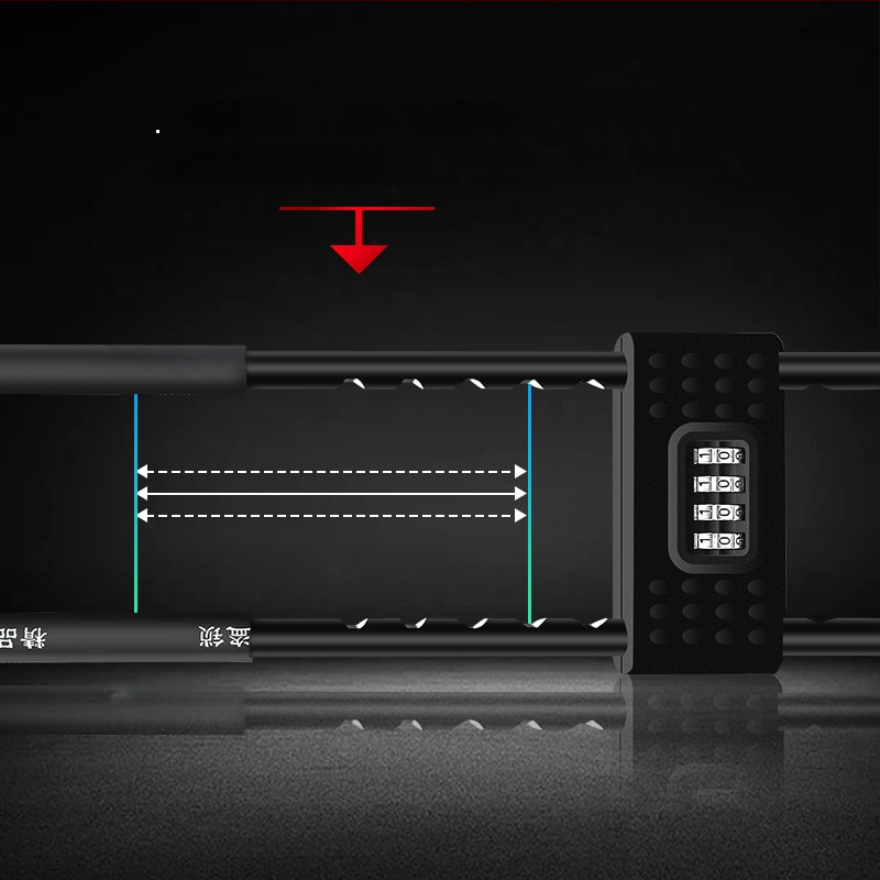 U formos užraktas stiklo durims, parduotuvių durims skirtas slankiojančioms dviejų durų anti-vagystės užraktas, dvigubo atidarymo rinkinys (Modelis: Type C; Medžiaga: ABS korpusas; Ženklas: Zhiwei; Pritaikymas: stiklinės durys, parduotuvių durys, slankioja
