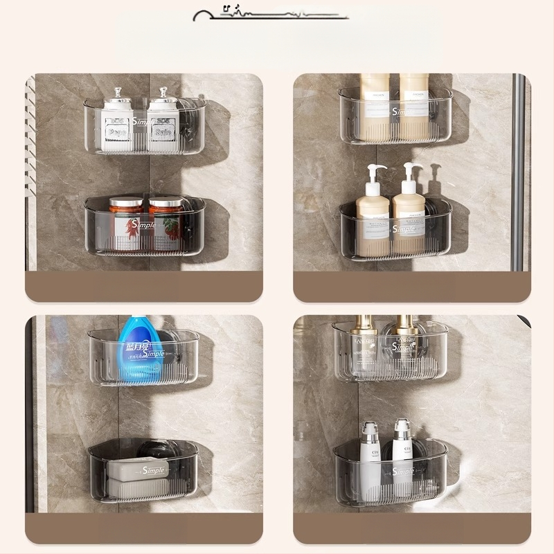 Kampinis praustuvo laikiklis su siurbtuku, namų virtuvė, sieninis, daugiafunkcinis, didelė talpa, nusausinimo krepšys