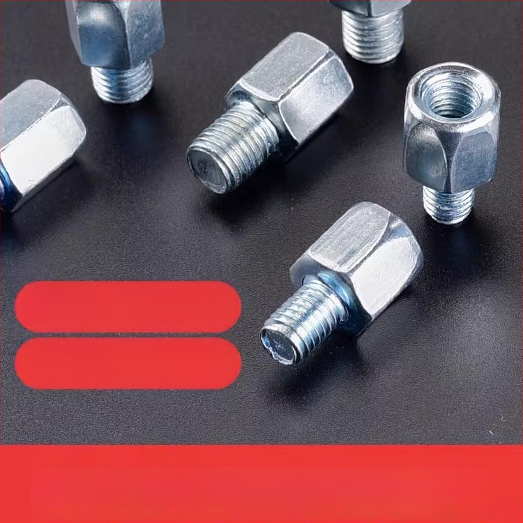 Kepu elektrilise mootorratta peegli konversioonikruvi adapter, 10 mm kuni 8 mm, sirge niit