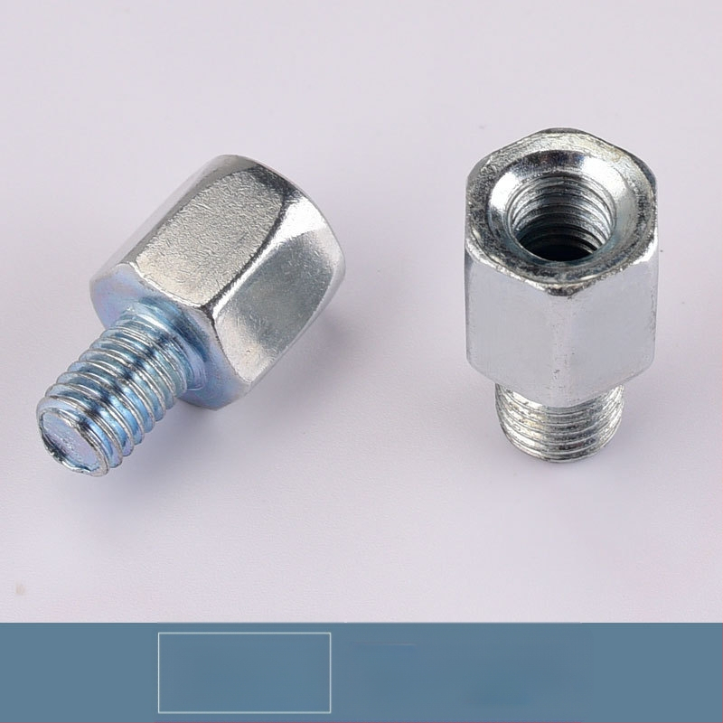 Kepu elektrilise mootorratta peegli konversioonikruvi adapter, 10 mm kuni 8 mm, sirge niit