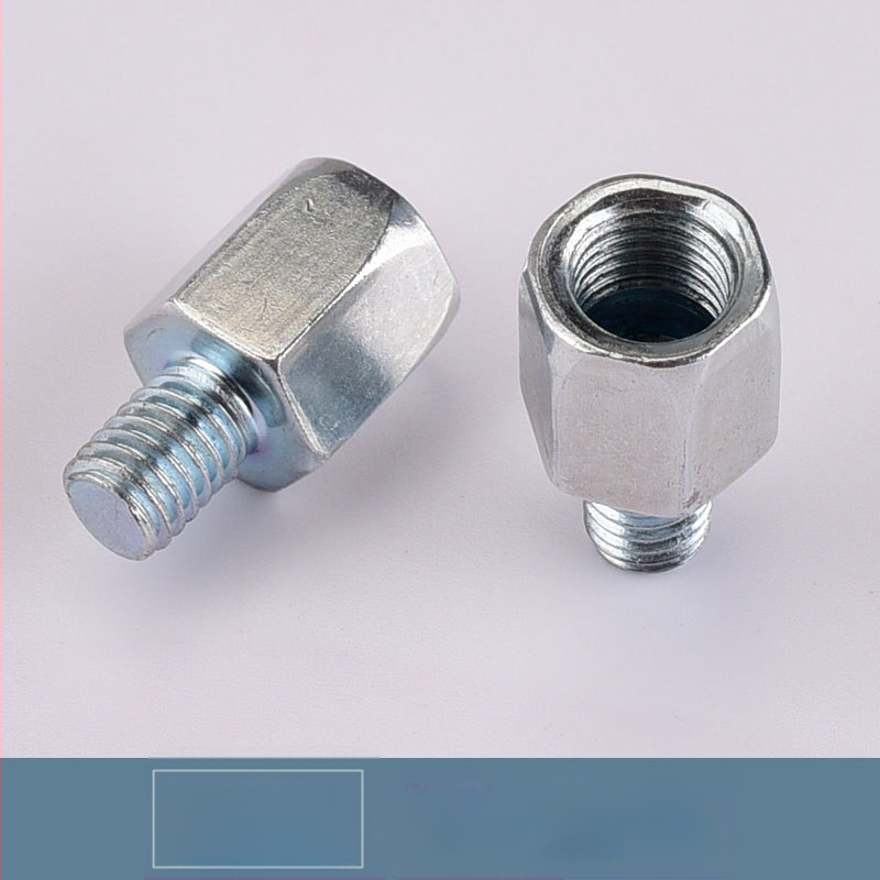 Kepu elektrilise mootorratta peegli konversioonikruvi adapter, 10 mm kuni 8 mm, sirge niit