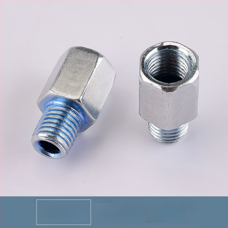 Kepu elektrilise mootorratta peegli konversioonikruvi adapter, 10 mm kuni 8 mm, sirge niit