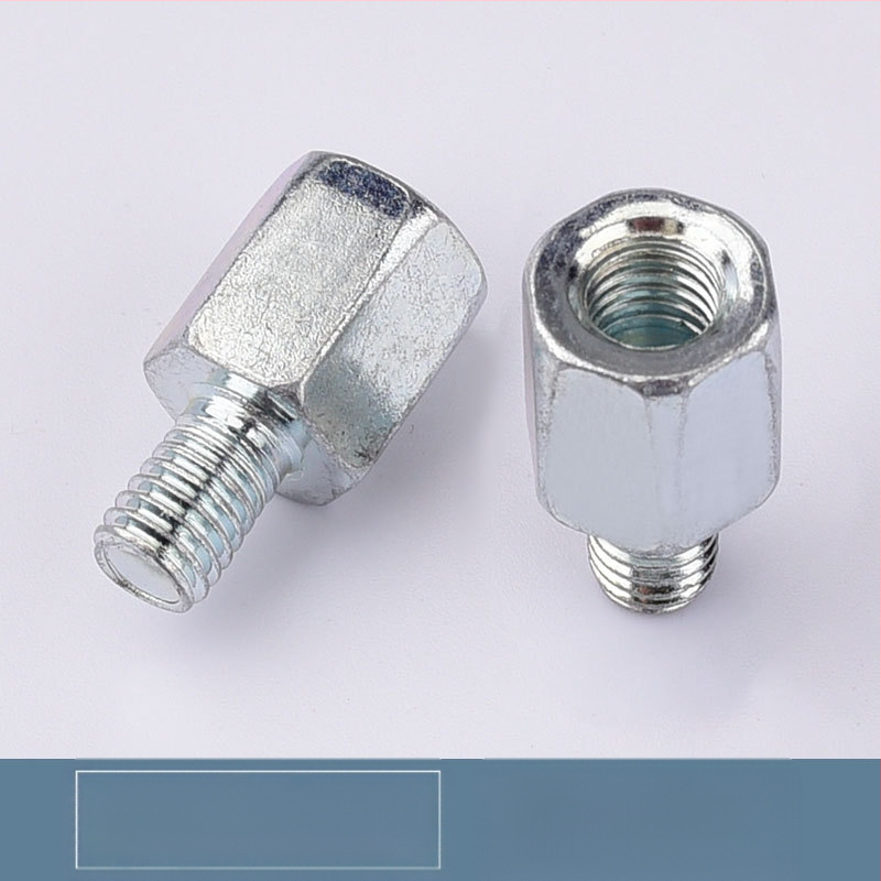 Kepu elektrilise mootorratta peegli konversioonikruvi adapter, 10 mm kuni 8 mm, sirge niit