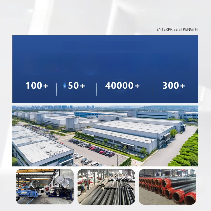 Polüuretaaniga isoleeritud terasetoru, eeltoodetud otse maasse matmiseks, terasetoru südamikuga, soojusjuhitus 0,033 W/mK, töötemperatuur -60 kuni 140 °C