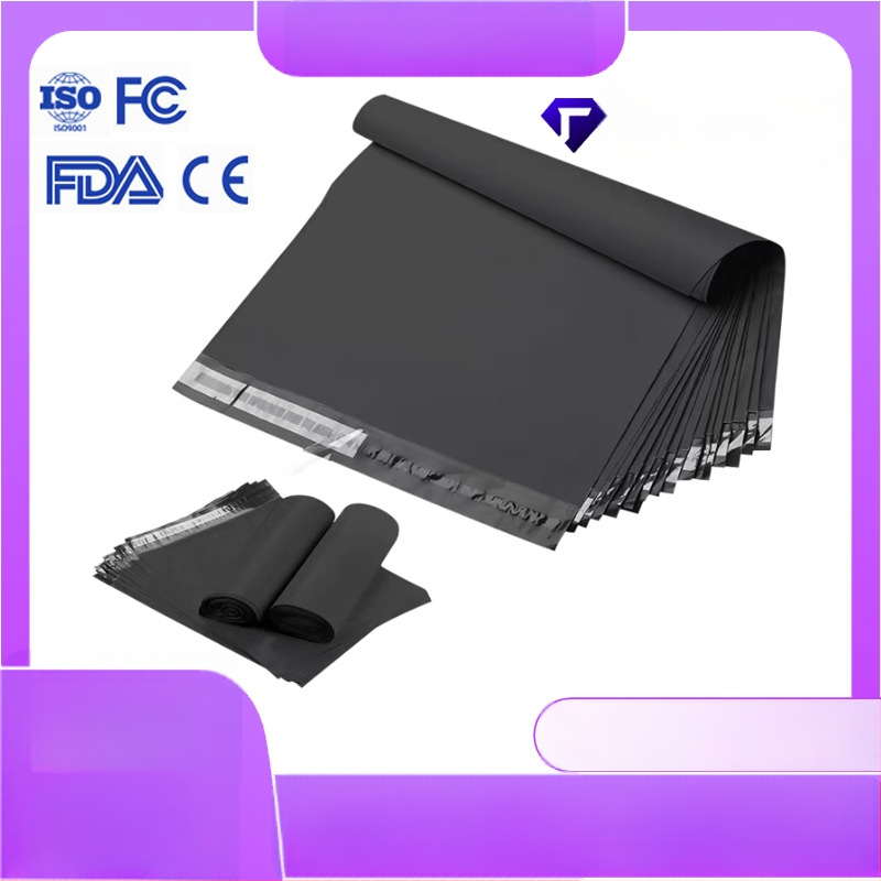 Ekspresinio kurjerio maišelis, savęs užsandaromas, PE medžiaga, 10 kg apkrova, spausdintas logotipas, tinkamas tarptautiniam pristatymui