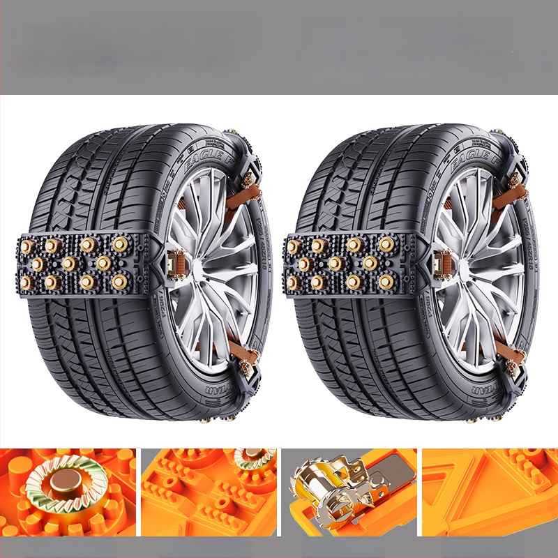 Xueshunda rehvide libisemiskindlad kettide autodele jaoks, universaalne lume kett, mudel Xsd-atn-11 steel bowl, materjal kumm, sobib sedaanile, maasturile, minibussile, MPV-le, pikapile