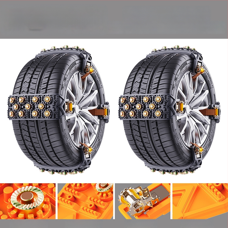 Xueshunda rehvide libisemiskindlad kettide autodele jaoks, universaalne lume kett, mudel Xsd-atn-11 steel bowl, materjal kumm, sobib sedaanile, maasturile, minibussile, MPV-le, pikapile