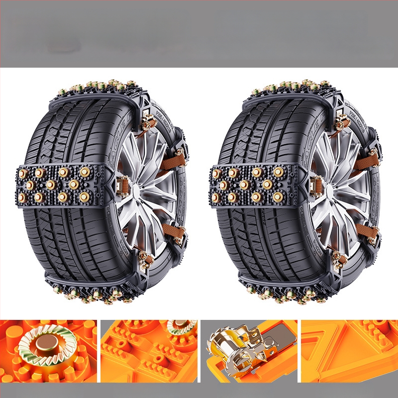 Xueshunda rehvide libisemiskindlad kettide autodele jaoks, universaalne lume kett, mudel Xsd-atn-11 steel bowl, materjal kumm, sobib sedaanile, maasturile, minibussile, MPV-le, pikapile