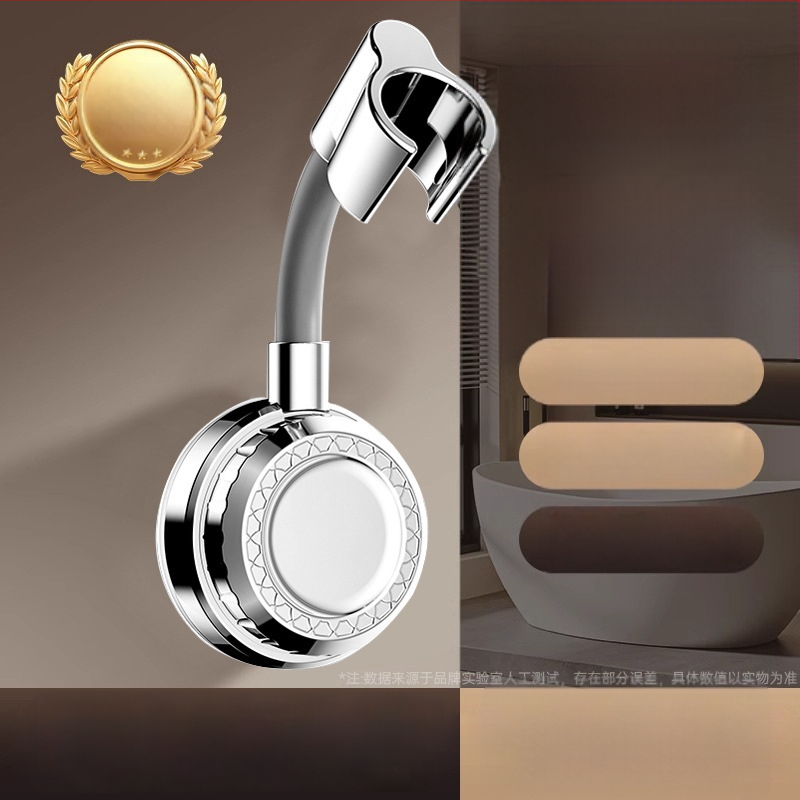 Dušo galvos laikiklis su lipniu montavimu, nerūdijantis plienas, be gręžimo, naujas Kinijos stilius