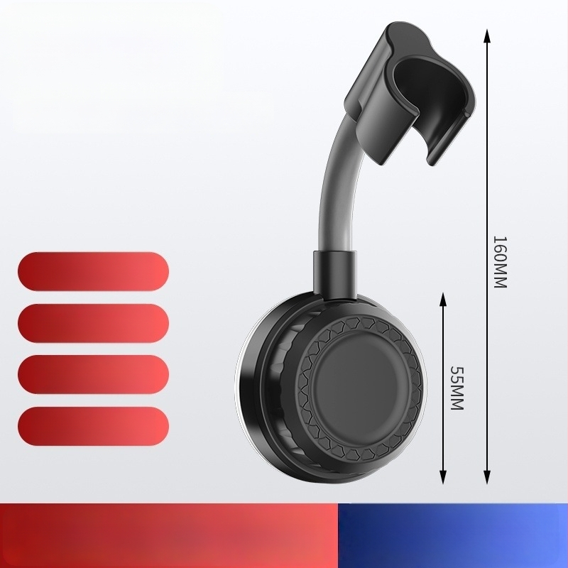 Dušo galvos laikiklis su lipniu montavimu, nerūdijantis plienas, be gręžimo, naujas Kinijos stilius