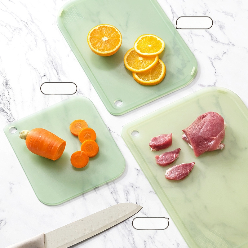 Plastist lõikelaud, mõlemalt poolt kasutatav, antibakteriaalne ja hallitusvastane, kaasaegse minimalistliku stiiliga, 2025